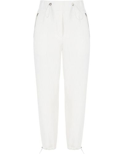Nocturne Textured jogging Trousers - White