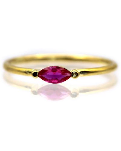 VicStoneNYC Fine Jewelry Ruby Ring - Pink