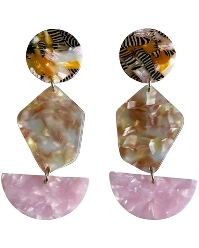 CLOSET REHAB Pendulum Drop Earrings In Centerpiece Of Attention - Multicolour