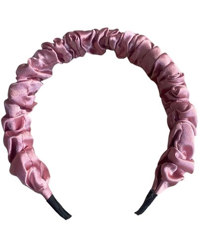 Lula-Ru Ruched Headband - Purple