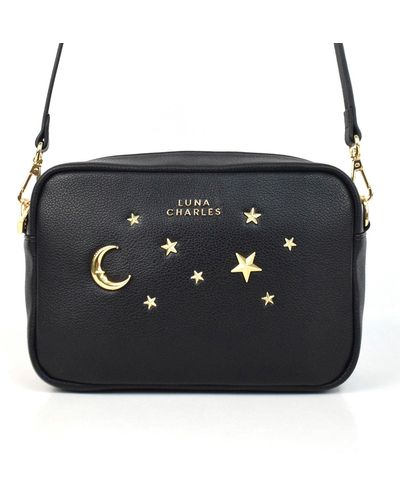 Luna Charles Maya Star Studded Camera Bag - Black