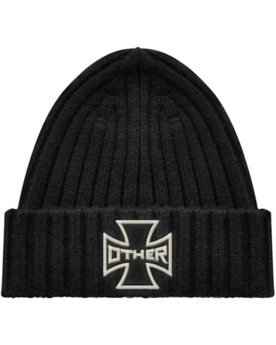 Other Other Cross Beanie - Black