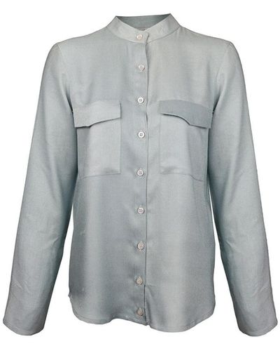 IMAIMA The Rima Shirt In Mint - Gray