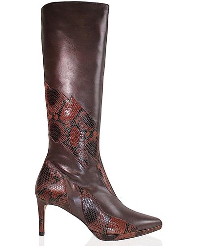 Terry De Havilland Wanda Flame Boots - Brown