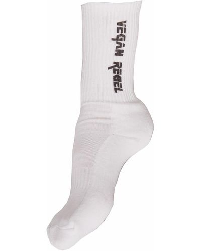 Sarah Regensburger Vegan Rebel Socks - White