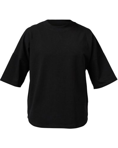 LIA ARAM Cotton Oversize T-shirt - Black