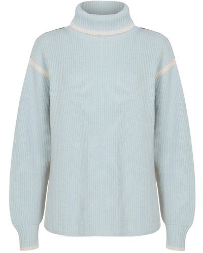 Mirla Beane Illana Roll Neck Sweater Blue