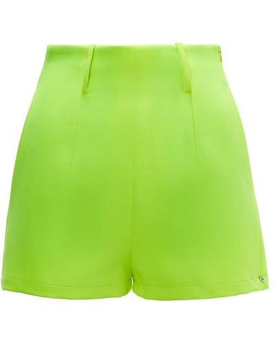 Nissa High Waisted Shorts - Green