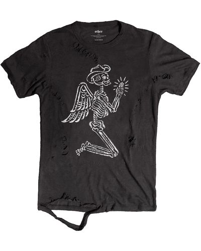 Other Skeleton Thrasher T-shirt - Black