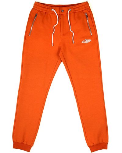 DAVID WEJ Self Made Drawstring sweatpants – Orange