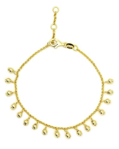 VicStoneNYC Fine Jewelry Ball Charm Vermeil Bracelet - Metallic