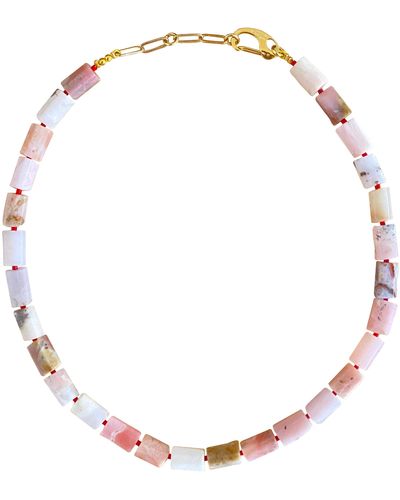 Smilla Brav Pink Opal Mio Necklace - Multicolour