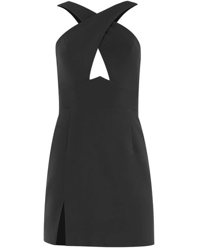 Tia Dorraine Burning Desire Cut Out Mini Dress - Black