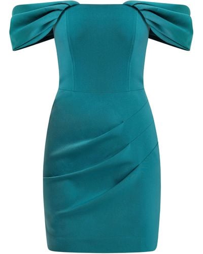 Tia Dorraine Evoking Glamour Mini Dress - Blue