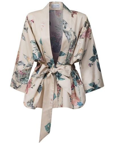 LA FEMME MIMI Flower Kimono - Multicolor