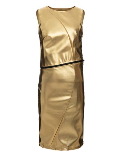 Balletto Athleisure Couture Tech Pelle Detached Skirt Top Dress En - Metallic