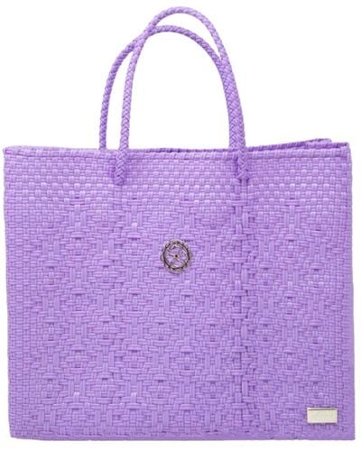 Lolas Bag Small Lilac Tote Bag - Purple