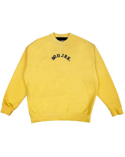 Quillattire Unisex Yellow Boujee Sweatshirt