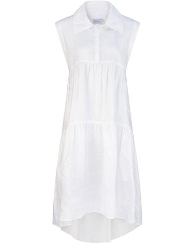 dref by d Campari Linen Dress - White