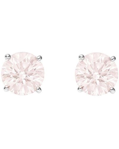 Augustine Jewels Rose Quartz Large Stud Earrings - Pink