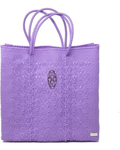 Lolas Bag Medium Lilac Tote Bag - Purple