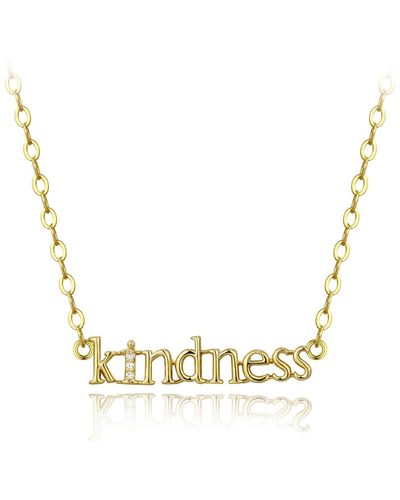 KATHRYN New York Kindness Comes First Bracelet Anklet - Metallic