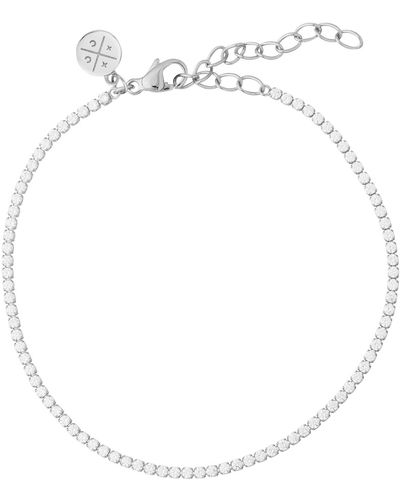 Cartilage Cartel Tennis Chain Bracelet - Metallic