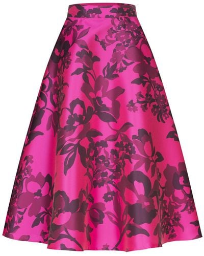 Marianna Déri Floral Pink Maxi Skirt