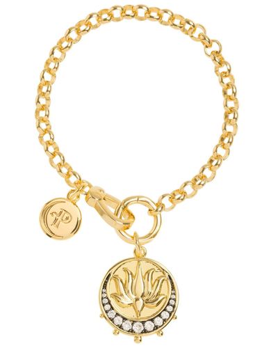 Patroula Jewellery Gold Belcher Savitribai Phule Bracelet - Metallic