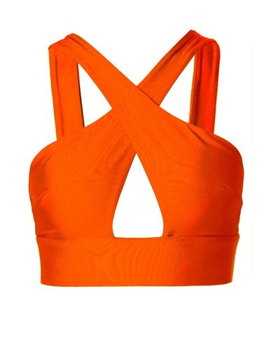 AGGI Isla Neon Orange Top