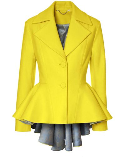 AGGI Ingrid Fun Yellow Short Coat