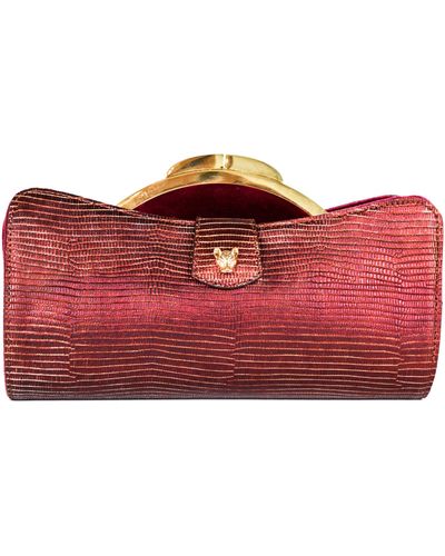 Thale Blanc 2-in-1 Clutch In Red