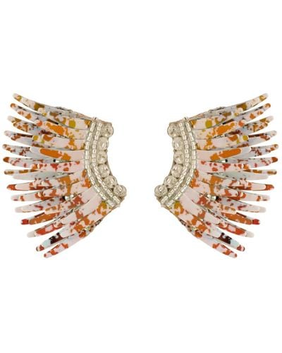 Mignonne Gavigan Neutrals Mini Madeline Earrings Combo - White