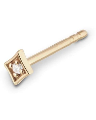 Zohreh V. Jewellery Diamond Star Stud Earring 9k - Metallic
