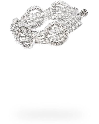 Kuu Interlocking Chain Bracelet - White