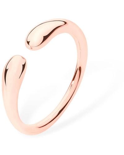 Lucy Quartermaine Double Drop Ring In Vermeil - Pink