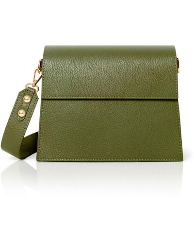 Betsy & Floss Alba Handbag In Olive - Green