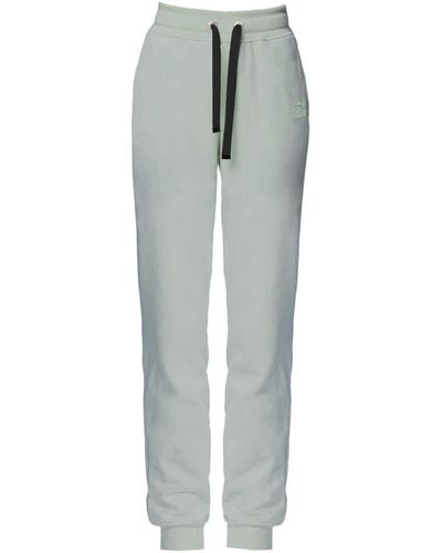 Angelika Jozefczyk / Neutrals Otthie Trousers Made Of Cotton Knitwear Mint - Grey