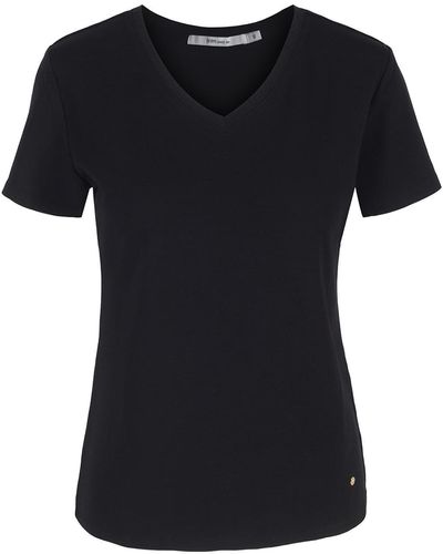 tirillm Star V-neck T-shirt - Black
