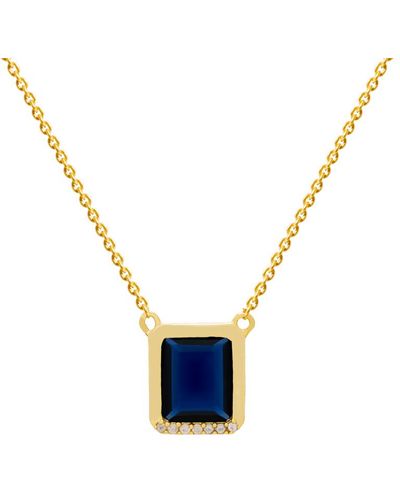 Lavani Jewels Blue & Goldplated René Necklace