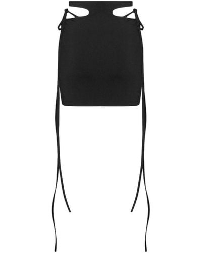 Khéla the Label Lower World Stretch Mini Skirt - Black
