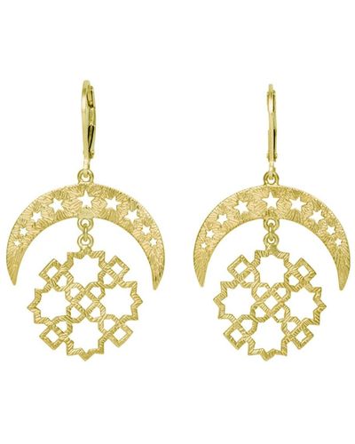 Zoe & Morgan Essaouira Earrings - Metallic