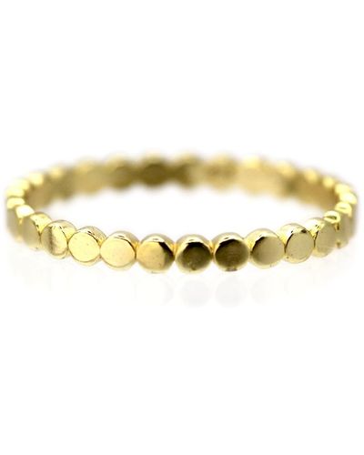 VicStoneNYC Fine Jewelry Dot Eternity Ring - Metallic