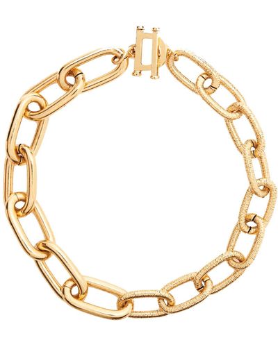 Lovard Bicycle Chunky Chain Link Necklace - Metallic