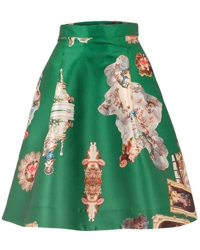 Maxjenny Sicily , Short Skirt - Green
