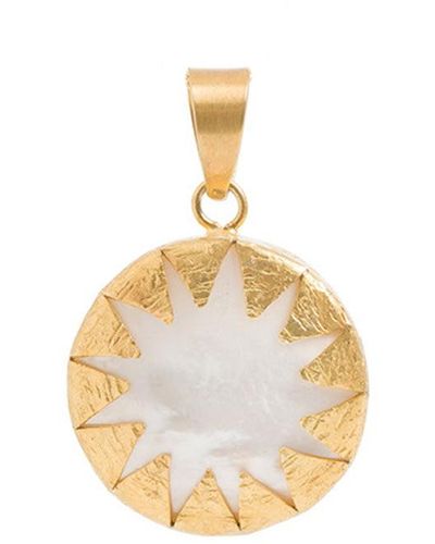 freya rose Warrioress Medallion Pendant - Metallic