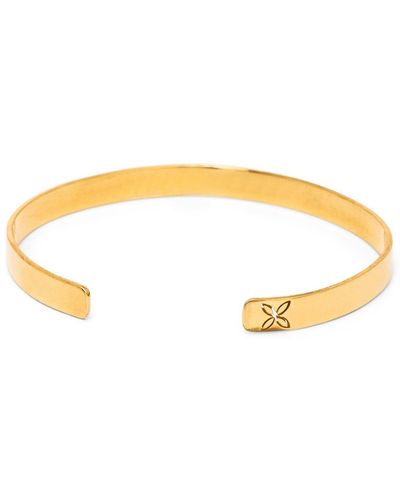 Georgina Jewelry Signature Gold Open Band Bracelet - Metallic