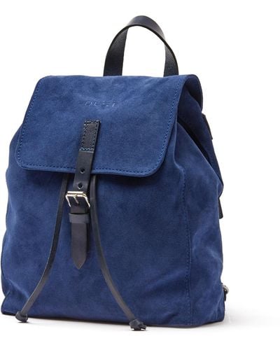 THE DUST COMPANY Leather Backpack Venice Collection - Blue