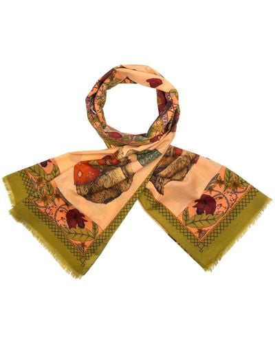 Pink silk scarf - The Moroccan Days - Ilona Tambor