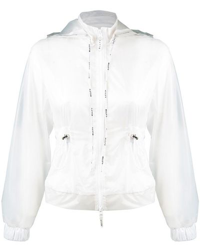 Balletto Athleisure Couture Nylon Bag Jacket Bianco - White